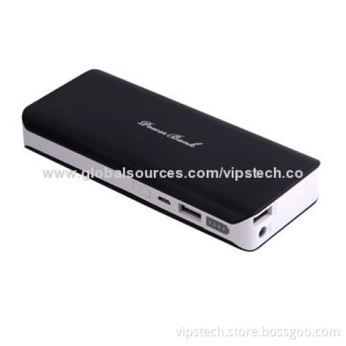 Dual-USB Port Power Bank with LED Flashlight, Used for iPhone/iPad/Samsung/RIM's BlackBerryNew